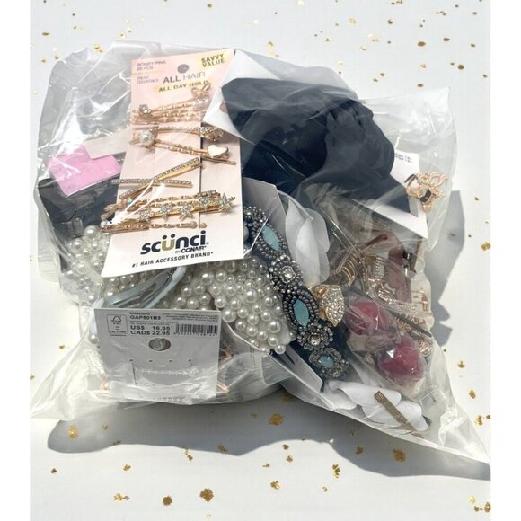 ✨ Huge Hair Accessories Bundle~2 lb Mix | Clips, Scrunchies, Barrettes & More ✨